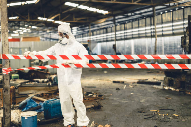 Professional Hoarding Cleanup technician working in Smithfield, VA